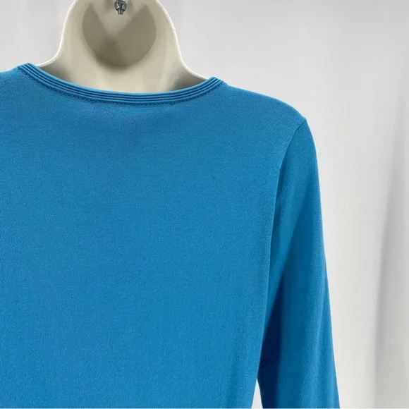 NWT White House Black Market blue cardigan - Picture 8 of 11